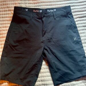 Hurley Black Hybrid Shorts Versatile and Stylish